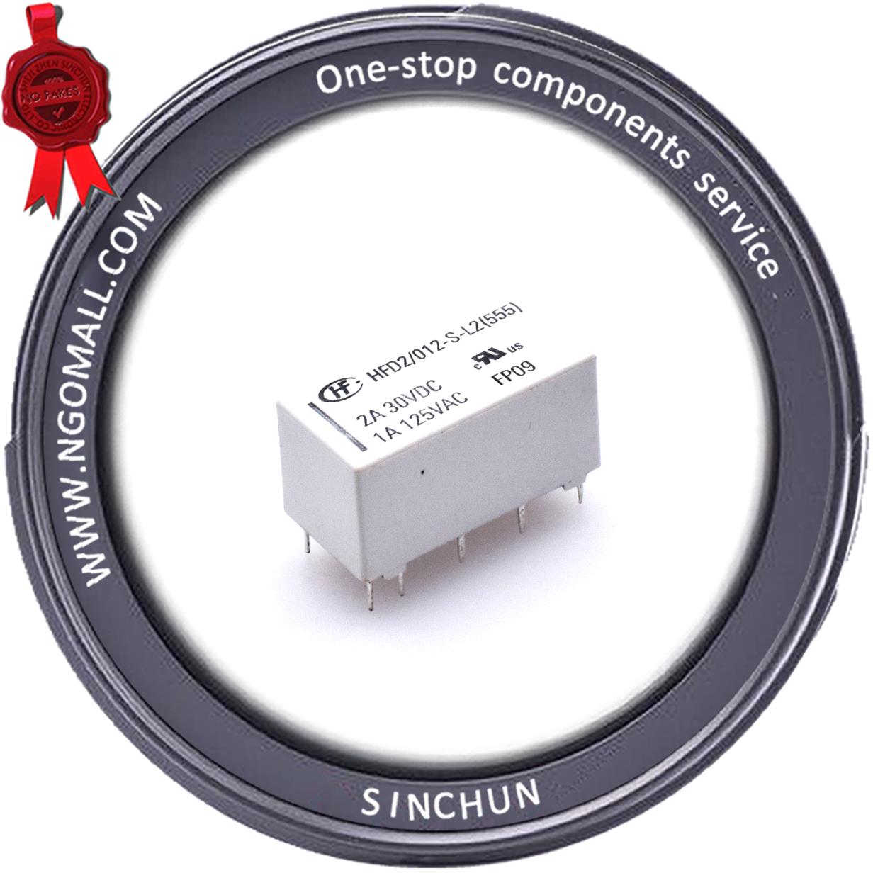 hongfa Relay 继电器HFD2 005 012 024 S M L2 L110脚双列直插型 深圳市南方先进电子有限公司