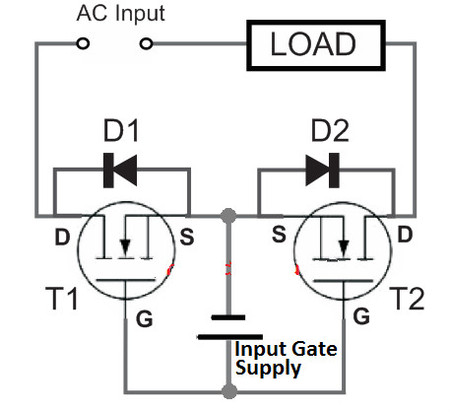 使用mosfet的固态继电器(ssr)电路 - 先进光半导体