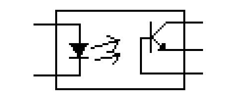 光耦符号示意图